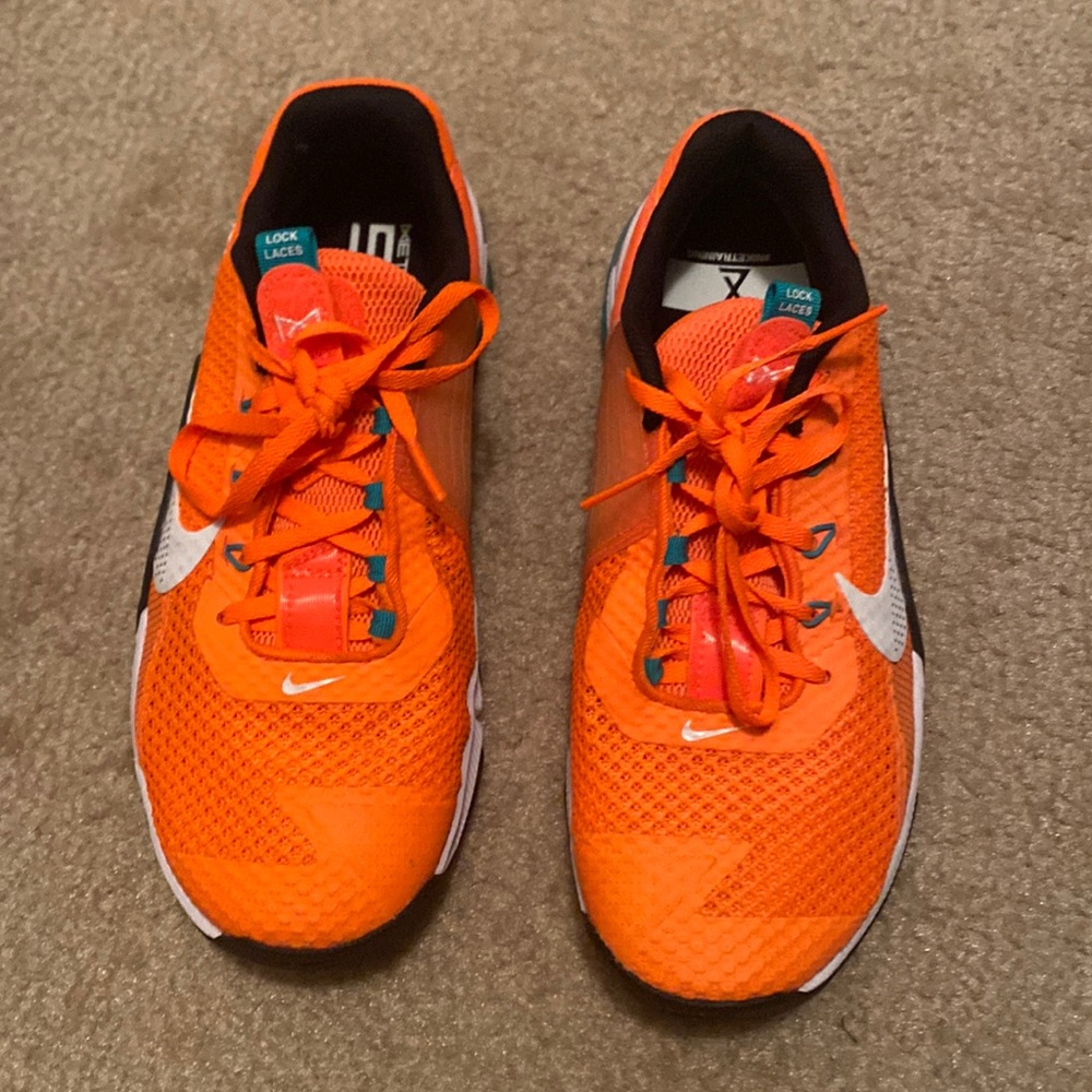 Size 8 1/2 women's Nike Metcon shoes
